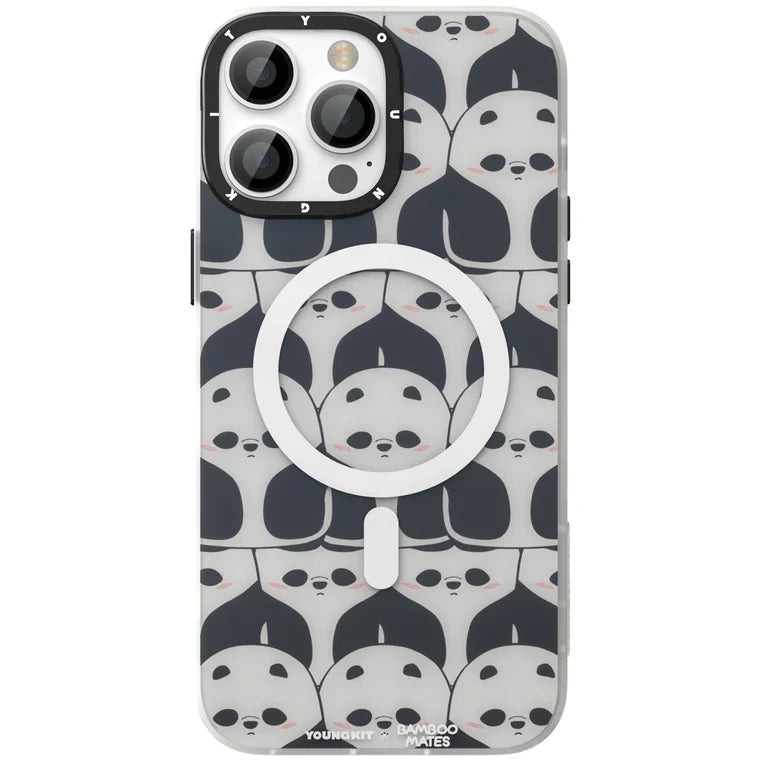 iPhone 13 Pro Max Hülle YOUNGKIT Lovely Cute Panda MagSafe / Black