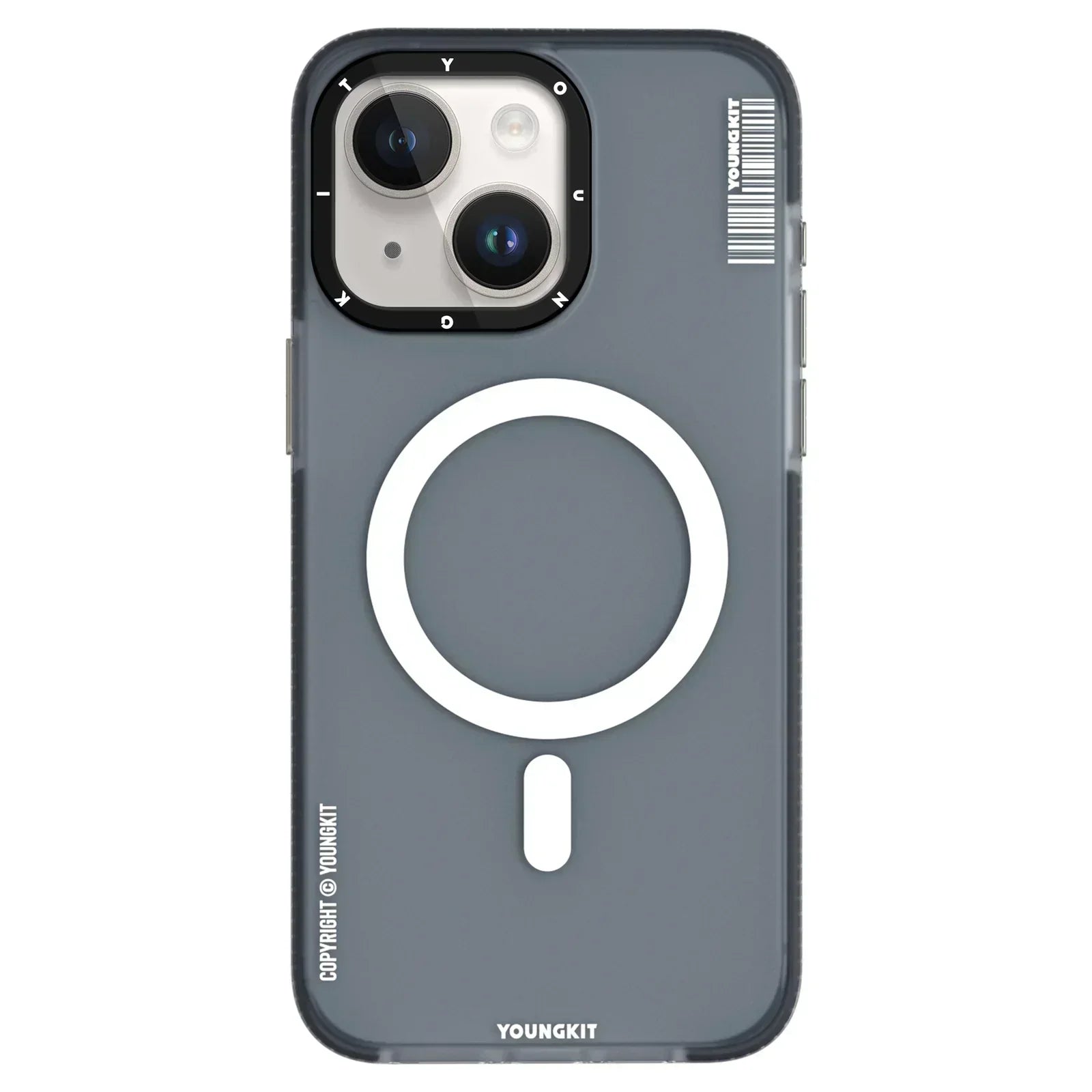 iPhone 13 Hülle YOUNGKIT Jane Sand Matte Texture Magsafe / Black