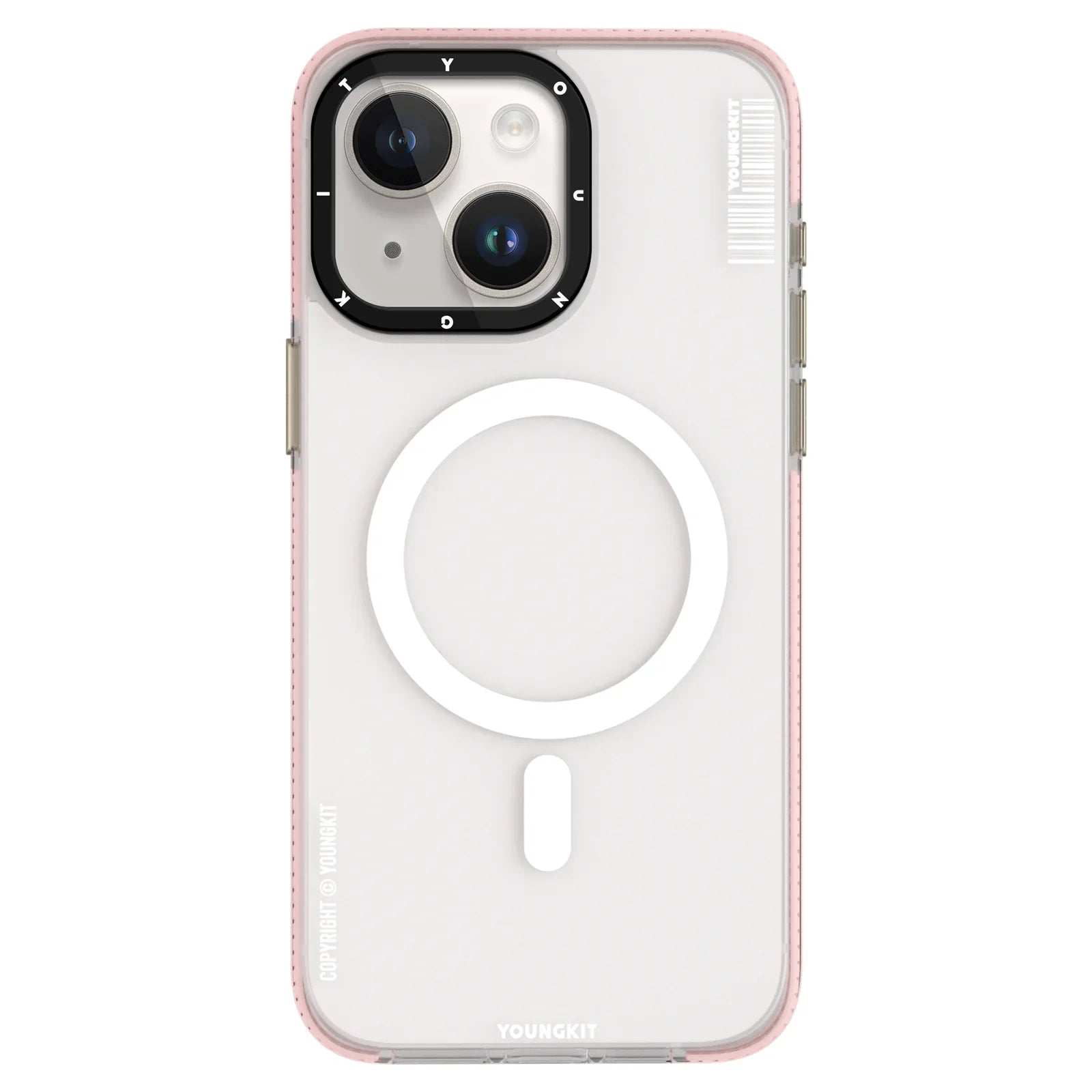 iPhone 13 Hülle YOUNGKIT Jane Sand Matte Texture Magsafe / Pink