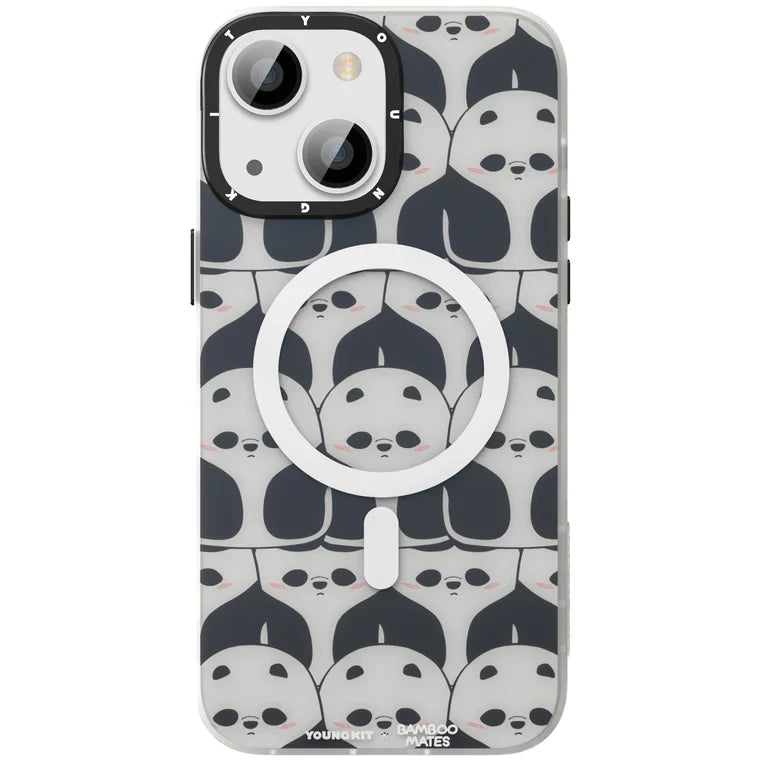 iPhone 13 Pro Max Hülle YOUNGKIT Lovely Cute Panda MagSafe / Black