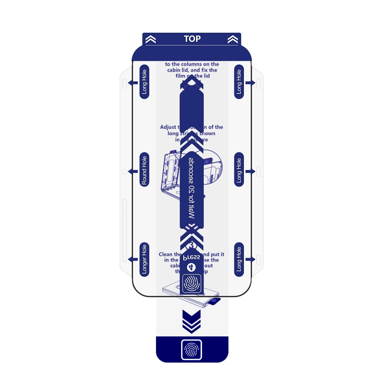 iPhone 14 Panzerglas - Klar / EasyGlass Refill