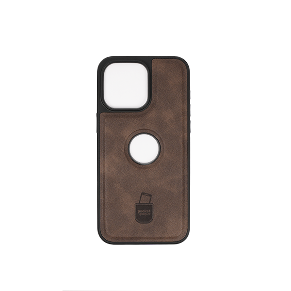 iPhone 12 Pro Max Hülle und Portemonnaie Set Premium Kunstleder MagSafe / Napoli – Brown