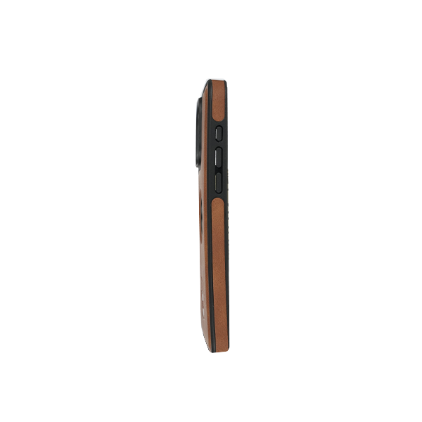 iPhone 13 Pro Max Hülle und Portemonnaie Set Premium Kunstleder MagSafe / Napoli – Ocher