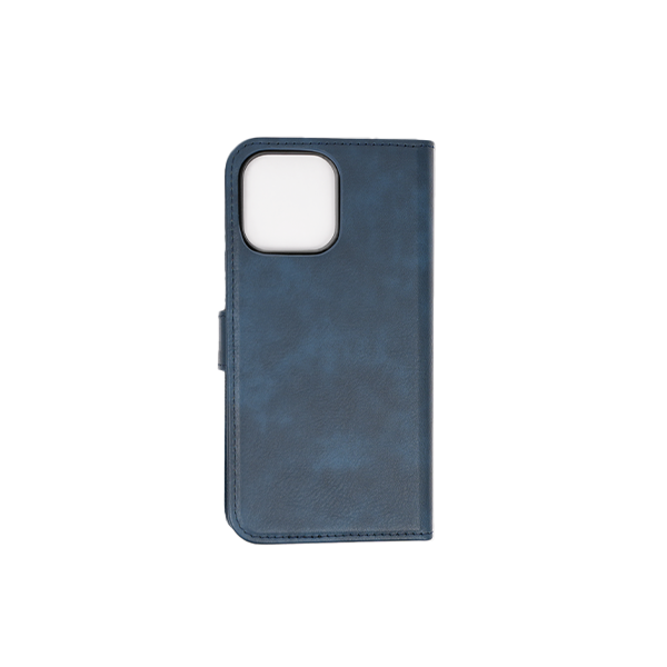 iPhone 13 Etui Hülle Flip Cover Premium Kunstleder Magnetisch Kartenhalter / Milano – Blue iPhone