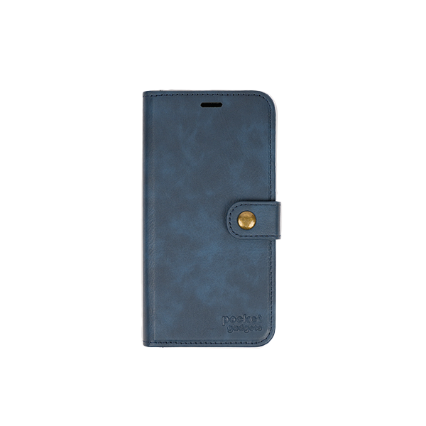 iPhone 13 Etui Hülle Flip Cover Premium Kunstleder Magnetisch Kartenhalter / Milano – Blue iPhone