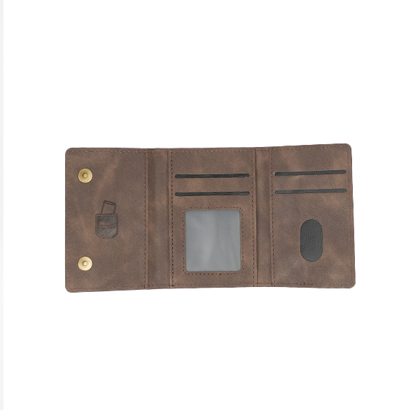iPhone 12 Pro Max Hülle und Portemonnaie Set Premium Kunstleder MagSafe / Napoli – Brown