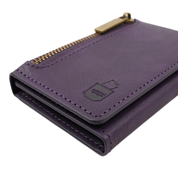 iPhone 14 Pro Max Hülle und Portemonnaie Set Premium Kunstleder MagSafe / Napoli – Purple