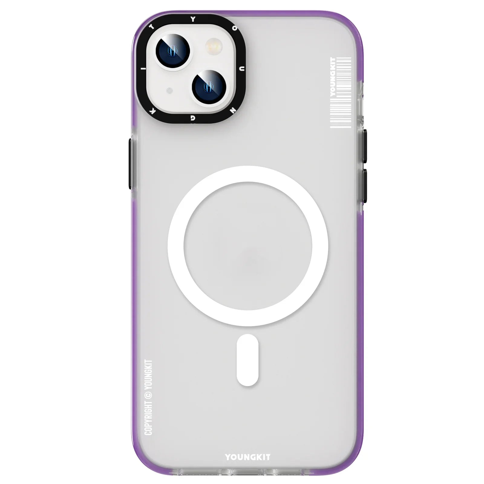iPhone 13 Pro Max Hülle YOUNGKIT Jane Sand Matte Texture Magsafe / Purple