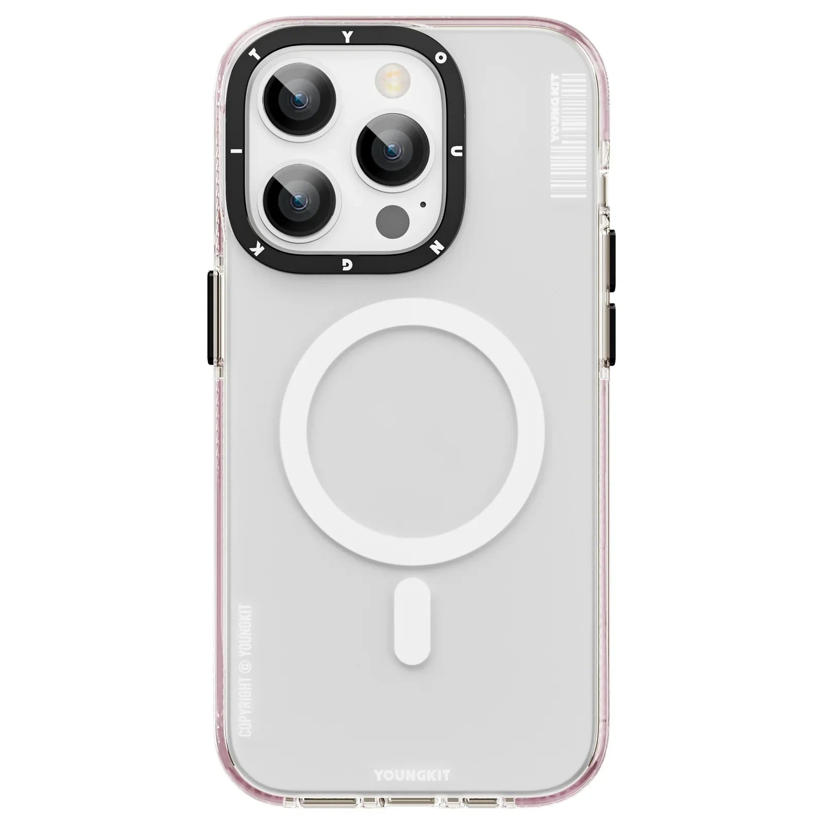 iPhone 15 Pro Max Hülle YOUNGKIT Jane Sand Matte Texture Magsafe / Pink