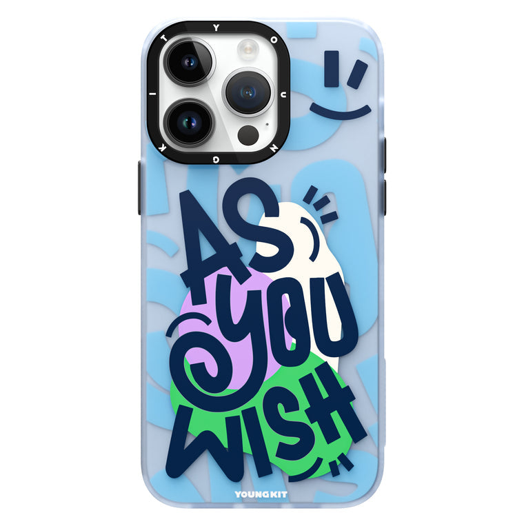 iPhone 13 Pro Hülle YOUNGKIT Summer Wishes / Blue