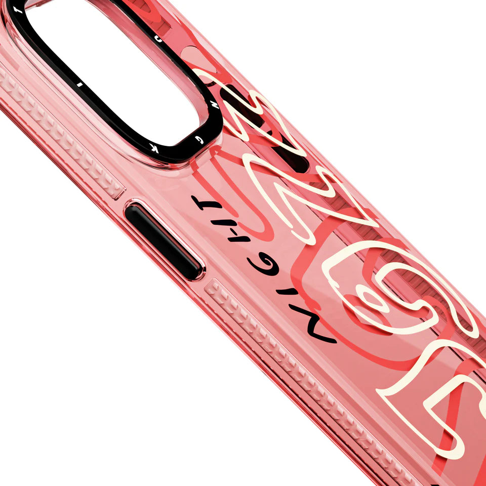 iPhone 14 Pro Max Hülle YOUNGKIT Jazz & Blues Lovers Shockproof Case / Pink