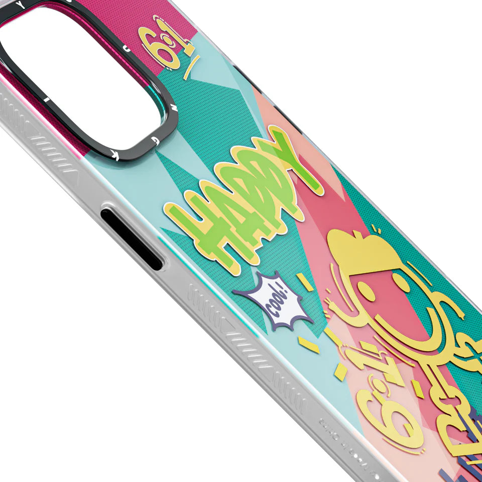 iPhone 13 Pro Hülle YOUNGKIT Childlike Style Shockproof Case / White