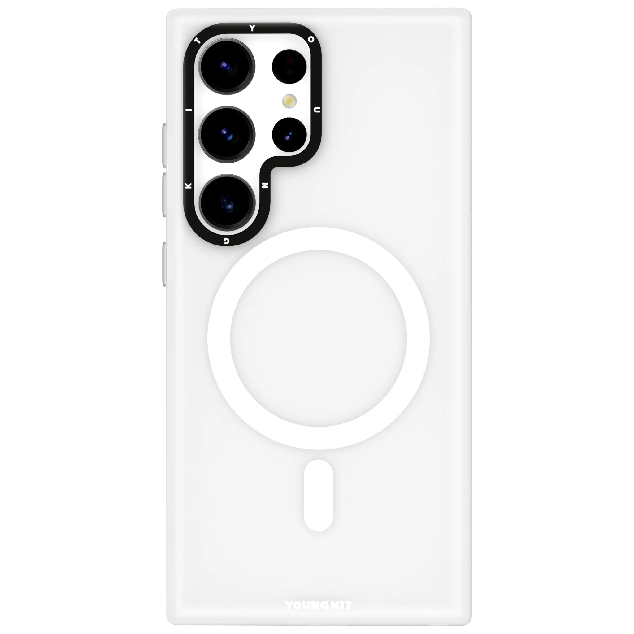Samsung Galaxy S24 Plus Hülle YOUNGKIT Hidden Sands Designer Brand - Weiss