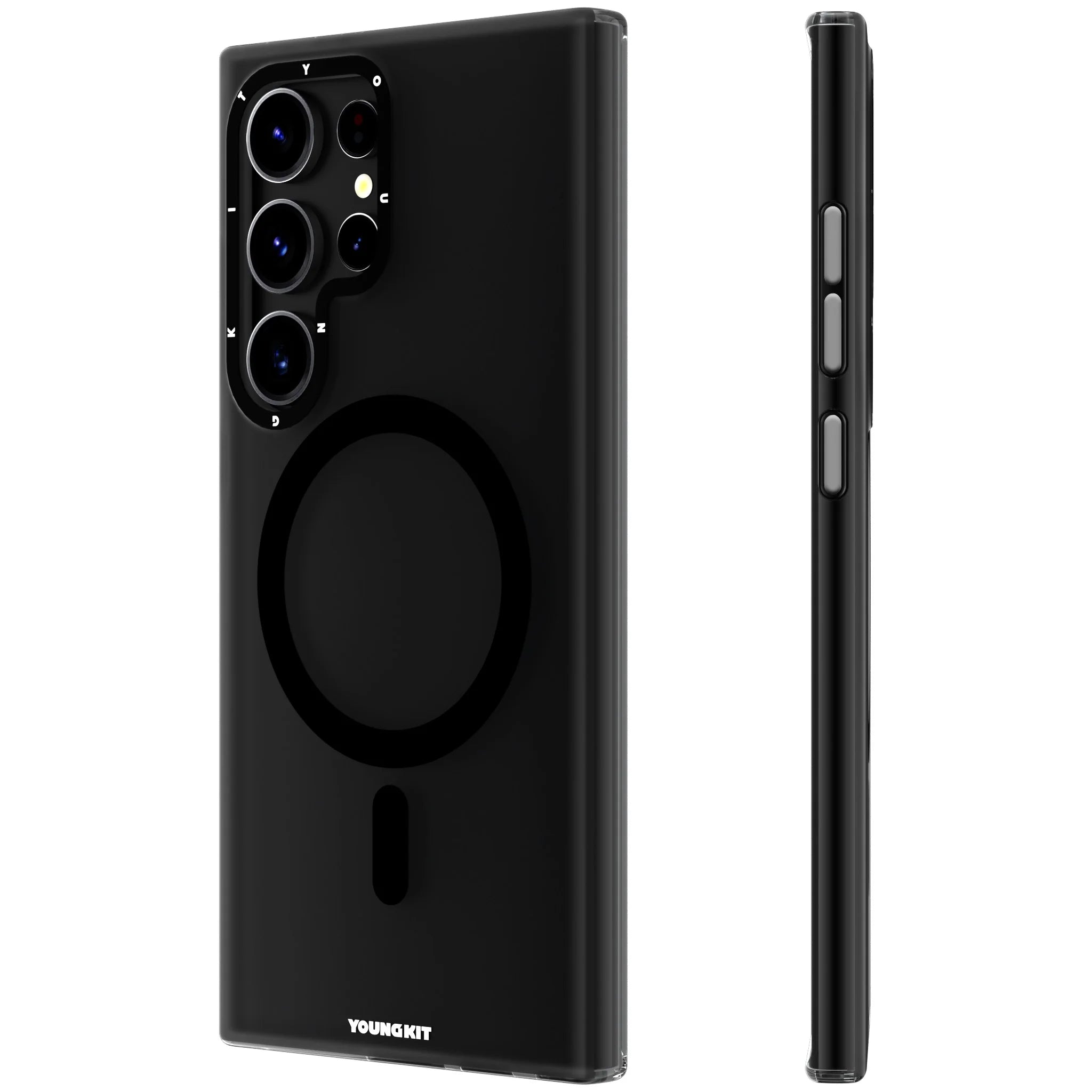 Samsung Galaxy S24 Plus Hülle YOUNGKIT Hidden Sands Designer Brand - Black