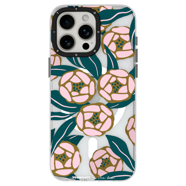iPhone 14 Pro Max Hülle YOUNGKIT X @Tara Reed Vibrant Flora And Fauna MagSafe / White