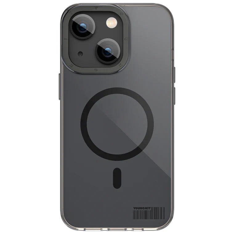 iPhone 13 Hülle YOUNGKIT Transparent Liuli Mirror Magsafe / Black