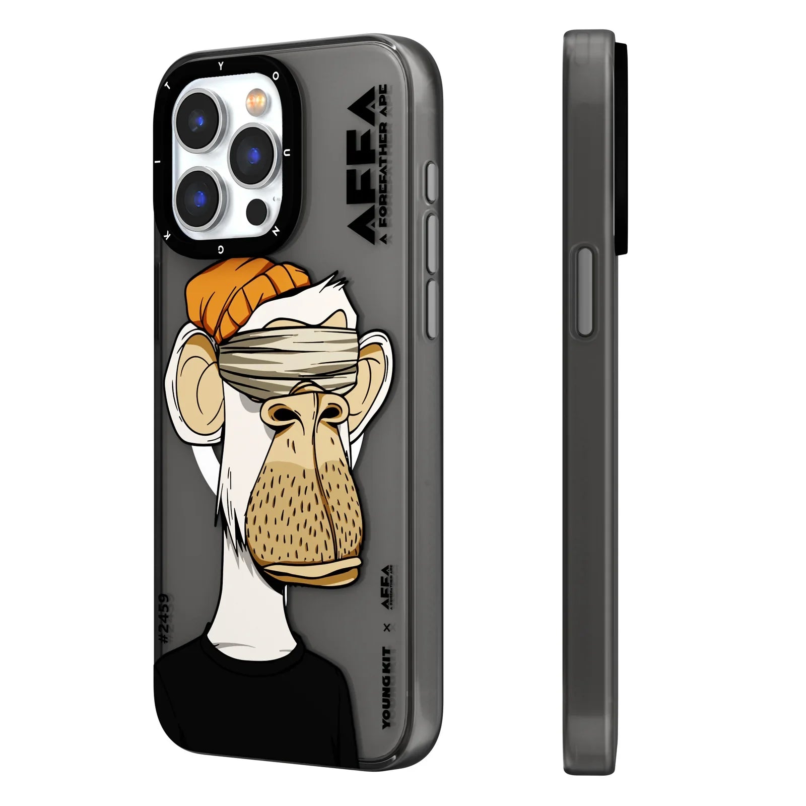 iPhone 15 Pro Max Hülle YOUNGKIT X AFFA Funny BoredApe @BAYC Magsafe / Black