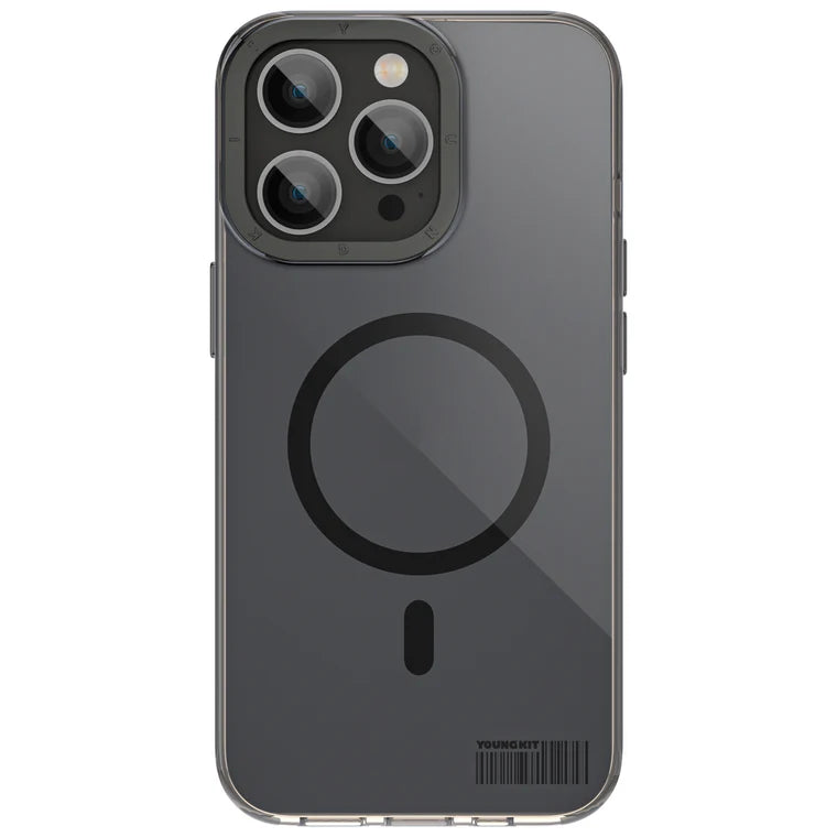 iPhone 13 Hülle YOUNGKIT Transparent Liuli Mirror Magsafe / Black