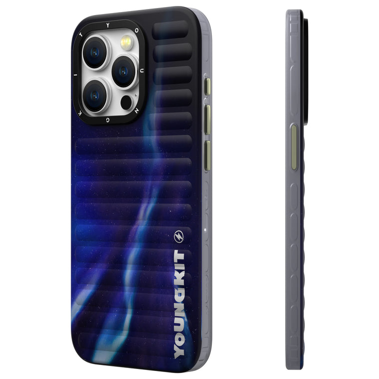 iPhone 15 Pro Hülle YOUNGKIT Aurora Luggage Magsafe / Blue