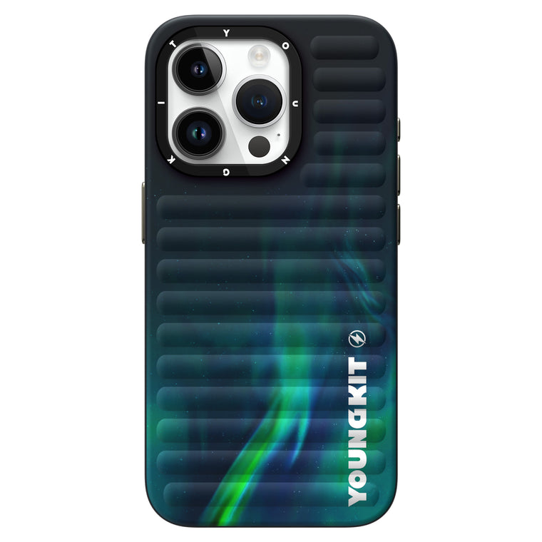 iPhone 15 Hülle YOUNGKIT Aurora Luggage Magsafe / Green