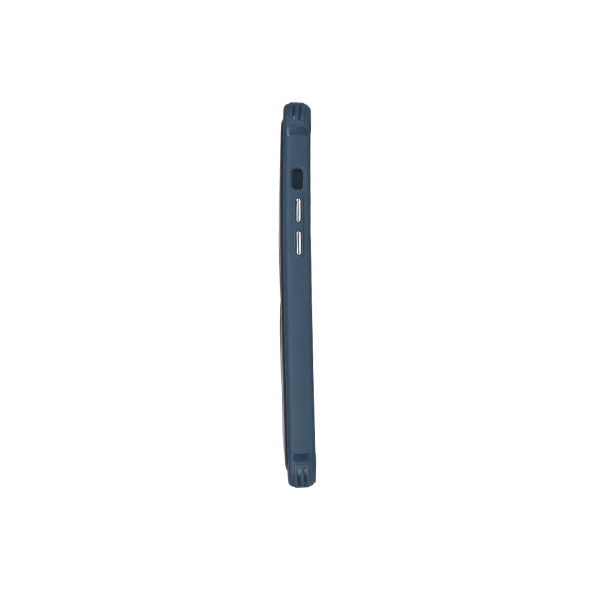 iPhone 12 Hülle PU Leather Shockproof MagSafe Hybrid Case / Bucharest – Blue