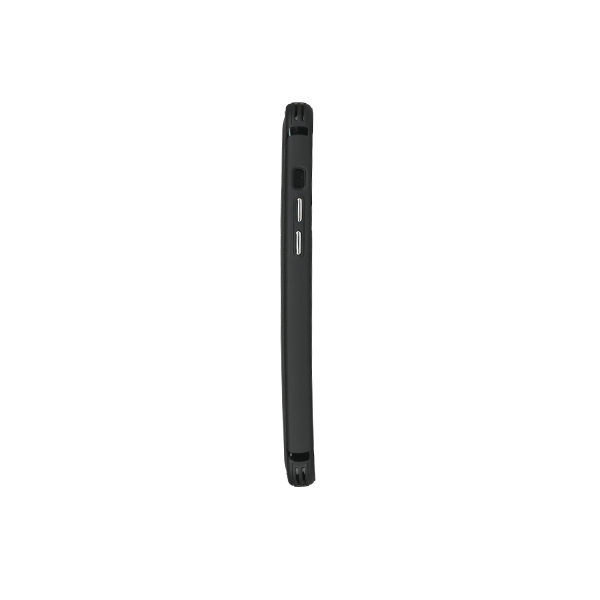 iPhone 12 Hülle PU Leather Shockproof MagSafe Hybrid Case / Bucharest – Black