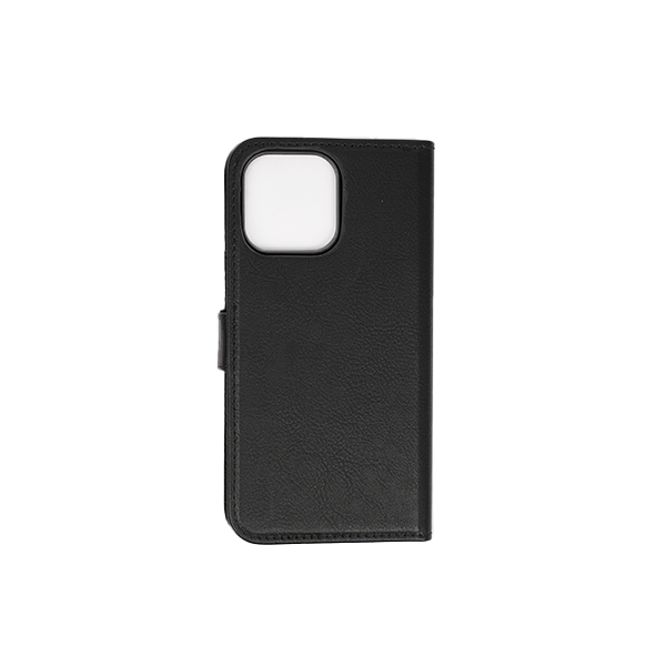 iPhone 12 Etui Hülle Flip Cover Premium Kunstleder Magnetisch Kartenhalter / Milano – Black iPhone