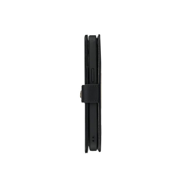 iPhone 12 Etui Hülle Flip Cover Premium Kunstleder Magnetisch Kartenhalter / Milano – Black iPhone