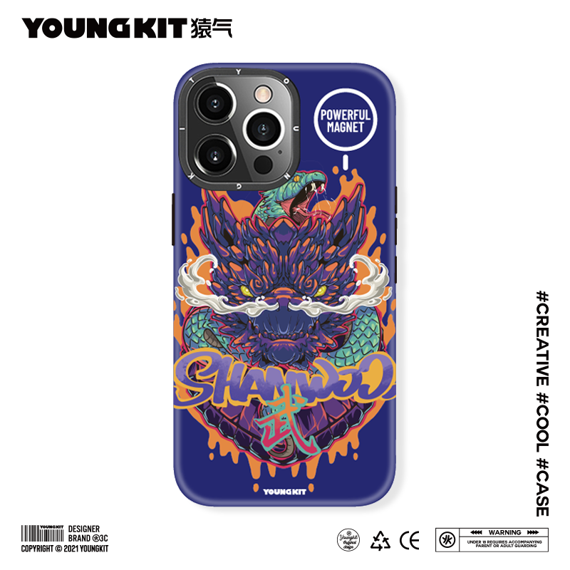 iPhone 12 Pro Max YOUNGKIT Mythical Creatures MagSafe Shockproof Airbags / Shanwoo