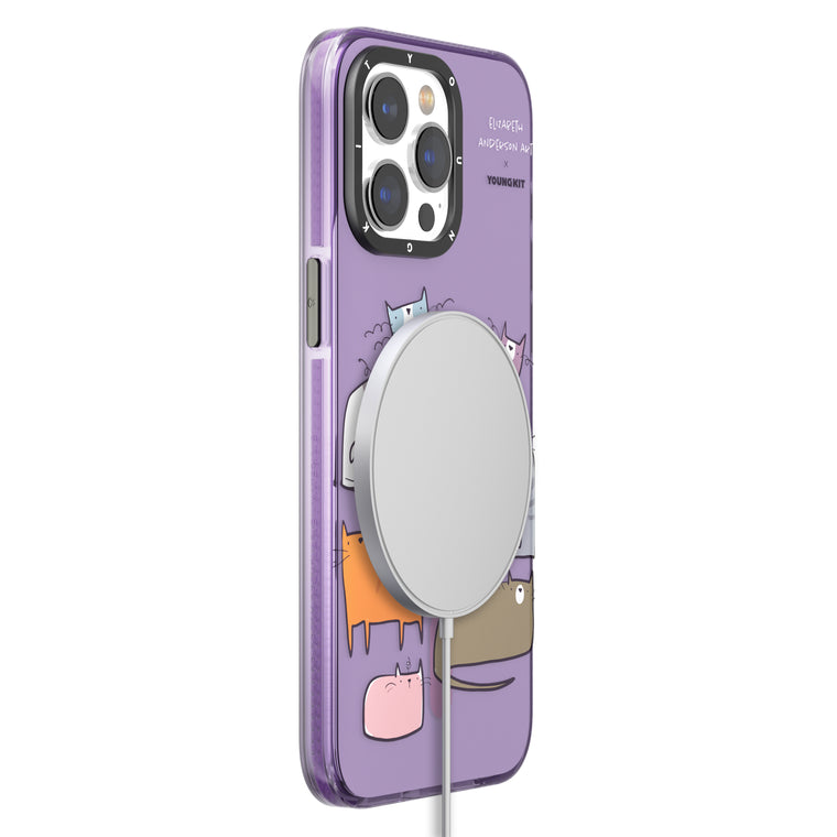 iPhone 15 Hülle YOUNGKIT X Elizabeth Anderson Art Carnival MagSafe Luxury Designer Brand
