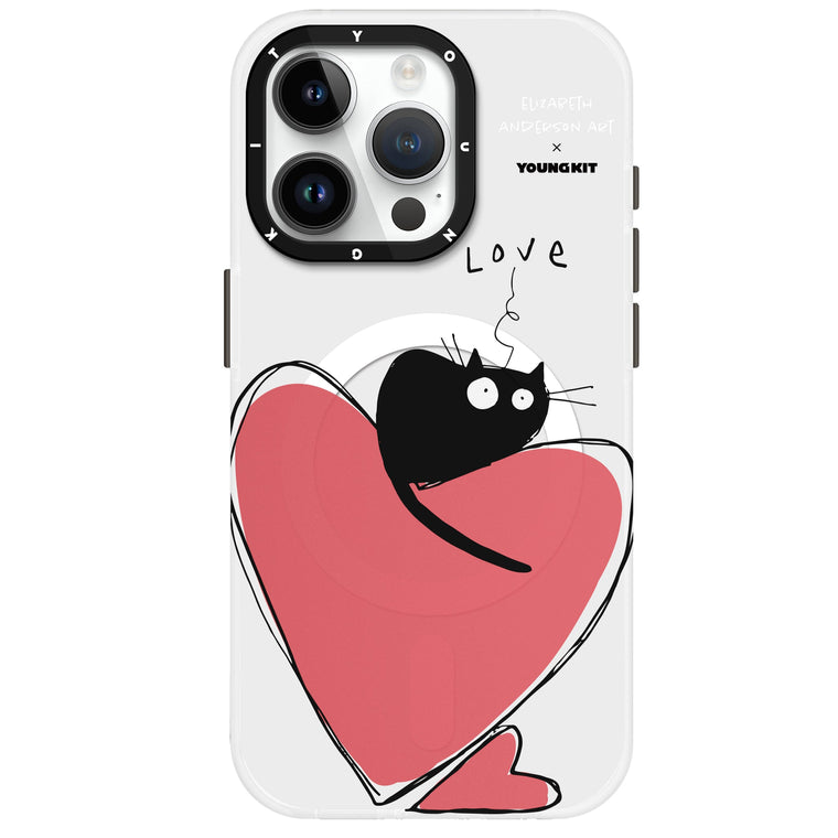 iPhone 15 Hülle YOUNGKIT X Elizabeth Anderson Art Emotional Bond MagSafe Luxury Designer Brand
