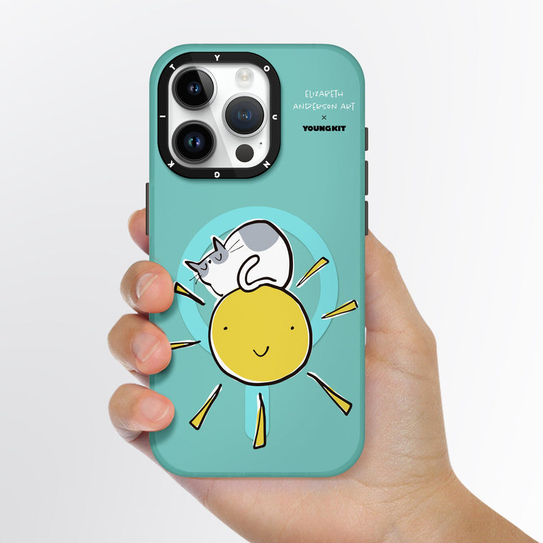 iPhone 15 Hülle YOUNGKIT X Elizabeth Anderson Art Sunshine MagSafe Luxury Designer Brand